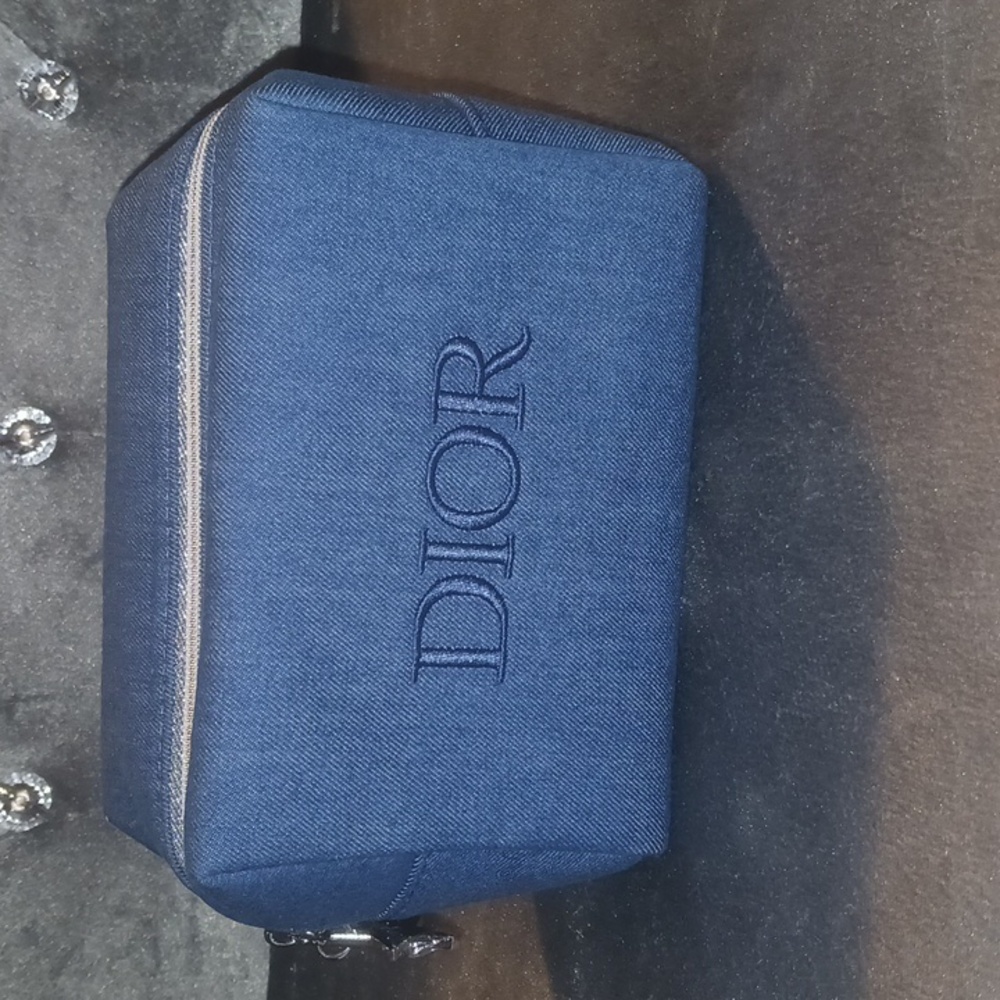 Dior Denim Cosmetic Pouch 💙